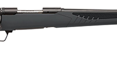 Savage Arms 57173 110 Hunter 6.5 Creedmoor 4+1 24", Matte Black Metal, Gray Fixed AccuStock with Accufit