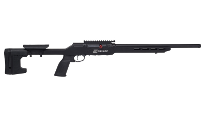 Savage Arms 47248 A22 Precision Full Size Semi-Auto 22 LR 10+1 18" Barrel, Matte Black Metal Finish & Adjustable MDT ACC Aluminum Chassis Matte Black Stock