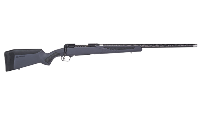 Savage Arms 57578 110 UltraLite 6.5 Creedmoor 4+1 22" Carbon Fiber Wrapped Barrel, Black Melonite Rec, Gray AccuStock with AccuFit