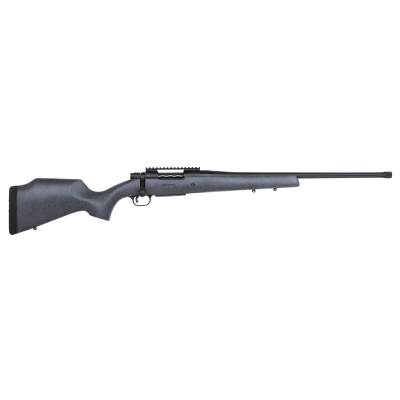 Mossberg 28103 Patriot Long Range Hunter 6.5 Creedmoor Caliber with 5+1 Capacity, 22" Threaded/Fluted Barrel, Matte Blued Metal Finish & Sniper Gray Fixed Monte Carlo Stock Right Hand (Full Size)