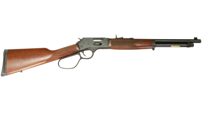 Henry H012GR Big Boy Carbine Side Gate Full Size 44 Mag 7+1 16.50" Blued Steel Barrel, Blued Steel Receiver, American Walnut Wood Stock Right Hand