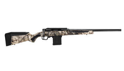 Savage Arms 57660 Impulse Predator 6.5 Creedmoor 10+1 Matte Black 20" Threaded Barrel/Rec, Mossy Oak Terra Gila Fixed AccuStock with AccuFit, Includes Detachable Box Mag