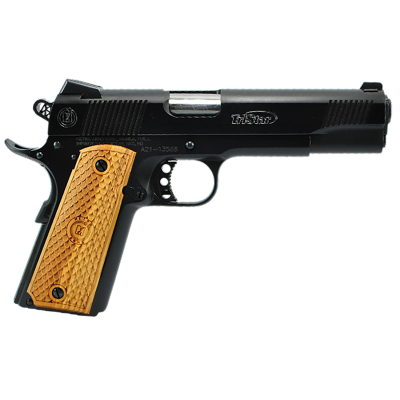 TriStar 85614 American Classic II 1911 9mm Luger 9+1, 5" Stainless Steel Barrel, Blued Serrated Steel Slide, Blued Steel Frame w/Beavertail, Wood Grip