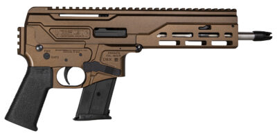 Diamondback DB1614L071 DBX CF 5.7x28mm 20+1 8" Threaded Barrel w/DBX Muzzle Device, Midnight Bronze Cerakote Finish, Hard Coat Anodized M-Lok Handguard, Mil-Spec Trigger, Black Magpul MOE K Grip