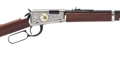 Henry H00125 Classic 25th Anniversary 22 Short, 22 Long, 22 LR 15LR/17L/21Short 18.50" Blued Barrel, Nickel-Plated Rec, Semi-Fancy American Walnut Stock
