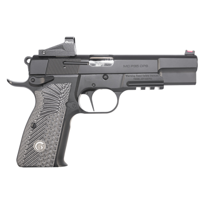 Girsan 390466 MCP35 OPS 9mm Luger 4.87" 15+1, Black, Serrated Blued Slide, Black & Gray Checkered Grip, Far-Dot Red Dot