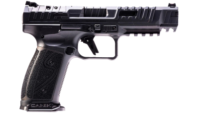 Canik HG7010N SFx Rival-S Full Size Frame 9mm Luger 18+1, 5" Black Steel Barrel, Dark Side Optic Ready/Serrated w/Ports Steel Slide, Frame w/Picatinny Rail, Ambidextrous