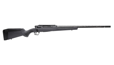 Savage Arms 57899 Impulse Mountain Hunter 30-06 Springfield 4+1 22" Threaded Proof Research Carbon Fiber Barrel, Gray AccuStock with Black Rubber Cheek Piece and Grips