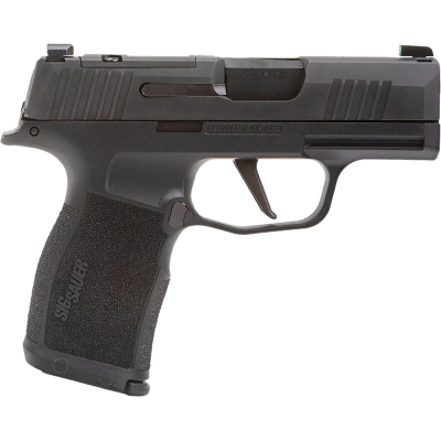 Sig Sauer 365X9BXR3P10 P365X  9mm Luger 10+1 3.10" Black Barrel, Black Nitron Optic Ready/Serrated SS Slide, Black SS Frame w/Beavertail, Black Polymer Grips