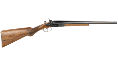 Cimarron CB187820 1878 Coach 12 Gauge Break Open 3" Chamber 2rd 20" Blued Barrel, Color Case Hardened Rec with External Hammer, Walnut Furniture, Bead Front Sight