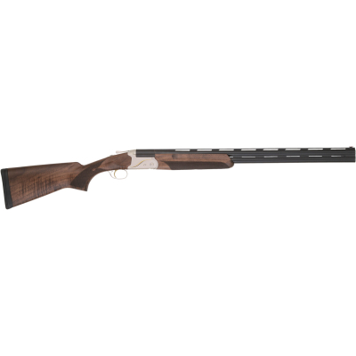 TriStar 33148 Trinity II LT Over/Under 410 Gauge Break Open 3" 2rd 28" Blued Barrel, Silver Aluminum Rec, Deluxe Walnut Furniture, Fiber Optic Sight, 5 Chokes