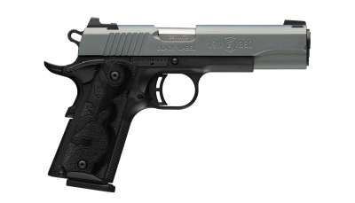 Browning 051992492 1911-380 Black Label Full Size Frame 380 ACP 8+1 4.25" Matte Stainless Steel Barrel, Northern Lights Cerakote Serrated Steel Slide, Matte Black Polymer Frame w/Beavertail