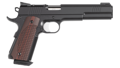 CZ-USA 01793 Bruin  10mm Auto 8+1 6" Stainless Optic Ready/Serrated G-10 Grip