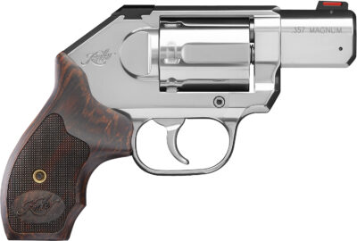 Kimber Mfg.,inc 3400009CA K6S DCR (CA) 357 Mag 6rd 2" Satin Silver Serrated Backstrap Laminated Wood/Kimber logo Grip