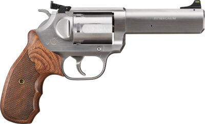 Kimber Mfg.,inc 3400032CA K6S DASA Target GFO (CA) 357 Mag 6+1 4" Brushed Stainless 3 Finger Combat Grip/Diamond Checkering Grip