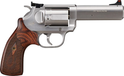 Kimber Mfg.,inc 3700621CA K6S DASA Target (CA) 357 Mag 6+1 4" Brushed Stainless 3 Finger Combat Grip/Diamond Checkering Grip