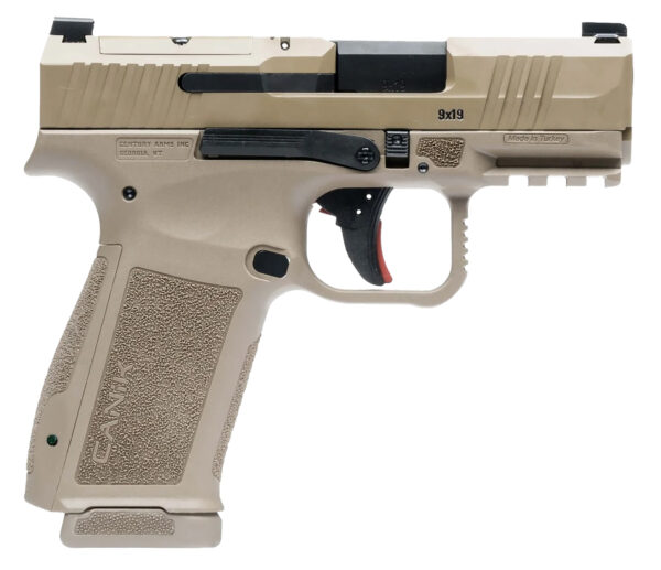 Century Arms HG7882DN Mete MC9L Sub-Compact Frame 9mm 17+1 3.18" FDE Steel Slide FDE