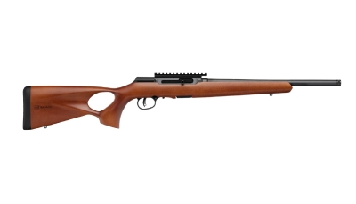 SAVAGE ARMS A22 22LR BL/WOOD 18" TB