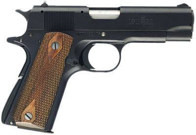 Browning 051803490 1911-22 A1 Compact *CA Compliant 22 LR 10+1, 3.63" Stainless Steel Barrel, Matte Black Serrated Slide, Matte Black Aluminum Frame w/Beavertail
