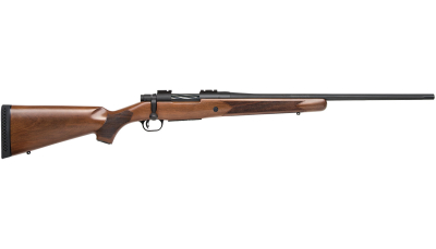 Mossberg 27861 Patriot Walnut Full Size 308 Win 5+1 22" Matte Blued Fluted Barrel, Matte Blued Steel Receiver, Walnut Wood Stock
