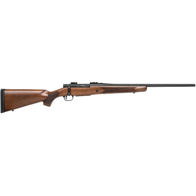 Mossberg 27861 Patriot Walnut Full Size 308 Win 5+1 22" Matte Blued Fluted Barrel, Matte Blued Steel Receiver, Walnut Wood Stock