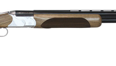 CZ-USA 06459 Redhead Premier Target 12 Gauge 3" 2rd 30" Gloss Black Chrome Barrel, Silver Satin Chrome Metal Finish, Turkish Walnut Stock Includes 5 Extended Chokes