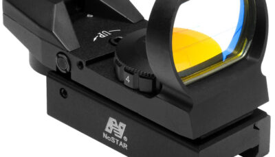 NcStar D4B Red Four Reticle Reflex Optic  Black Anodized 1 x 0.95" x 1.34" 3 MOA Red Dot Multi Reticle