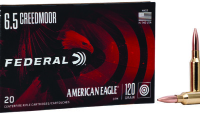 Federal AE65CRD2 American Eagle Rifle 6.5Creedmoor 120gr Open Tip Match 20 Per Box/10 Case