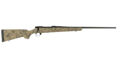 Howa HHS63202 M1500 HS Precision 30-06 Springfield 5+1 22" Barrel, Black Steel Receiver, Tan w/Black Webbing HS Precision Synthetic Stock