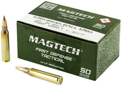 Magtech 556A Tactical/Training  5.56x45mmNATO 55gr Full Metal Jacket 50 Per Box/20 Case