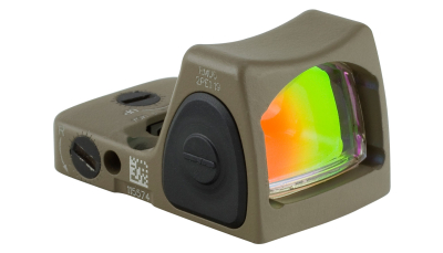 Trijicon 700696 RMR Type 2 Flat Dark Earth 1 x  0.89" x 0.67" 3.25 MOA Red Dot