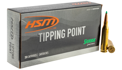HSM 30847N Tipping Point  308 Win 165 gr Sierra GameChanger 20 Per Box/ 25 Case
