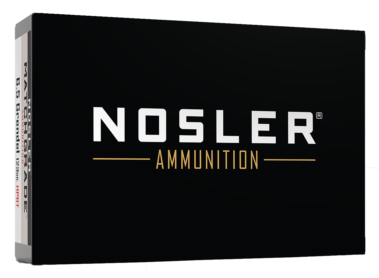Nosler 44501 Match Grade  6.5Grendel 123gr Custom Competition Hollow Point Boat Tail 20 Per Box/10 Case