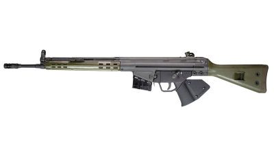 PTR 405 GI 100 *CA Compliant *Reconditioned 308 Win,7.62x51mm NATO 18" 10+1, Black Parkerized Reciever, Green Synthetic Stock (Stock May Be Blemished), Black California Paddle Grip