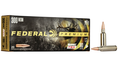 Federal P300WSMF Premium  300WSM 180gr Barnes TSX 20 Per Box/10 Case