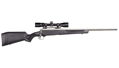 Savage Arms 57537 110 Apex Storm XP 350 Legend 4+1 18", Matte Stainless Metal, Synthetic Stock, Vortex Crossfire II 3-9x40mm Scope