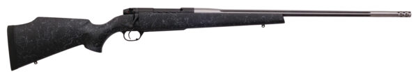 Weatherby MAM01N65CMR6B Mark V Accumark 6.5 Creedmoor 4+1 24" Barrel, Graphite Black Cerakote Metal Finish, Gray Webbed Black Fixed Monte Carlo Stock