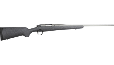 Bergara Rifles BPR2865PRC Premier Mountain 6.5 PRC 2+1 24" Tactical Gray Cerakote Barrel, Tactical Gray Cerakote Stainless Steel Receiver, Gray Speckled Black Stock, Right Hand