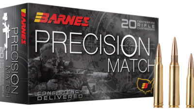 Barnes Bullets 30819 Precision Match 6.5PRC 145gr Open Tip Match Boat Tail 20 Per Box/10 Case