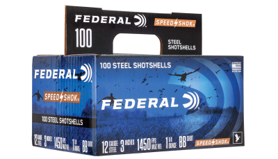 Federal WF1421002 Speed-Shok  12Gauge 3" 1 1/4oz 2Shot 100 Per Box/2 Case