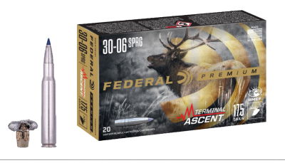 Federal P3006TA1 Premium Terminal Ascent 30-06Springfield 175gr 20 Per Box/10 Case