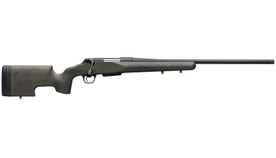 Winchester Guns 535732299 XPR SR 6.8 Western Caliber with 3+1 Capacity, 24" Threaded Barrel, Black Perma-Cote Metal Finish & Black Webbed Green Grayboe Renegade Long Range Stock Right Hand (Full Size)