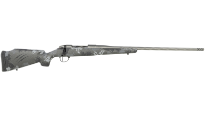 Fierce Firearms FCETW65PRCTIPH Twisted Edge 6.5 PRC 4+1 24" Phantom Camo Carbon Fiber Stock, Gray Cerakote, Right Hand