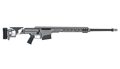 Barrett 18498 MRAD 6.5 Creedmoor 24" 10+1 Tungsten Gray Cerakote Gray Fixed Adjustable Comb Stock Black Polymer Grip Right Hand