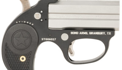 Bond Arms BAST Stinger 22 LR 2rd, 3" Double Matte Stainless Steel Barrel, Anodized Aluminum Frame, Black Nylon Grip, Rebounding Hammer, Crossbolt Safety