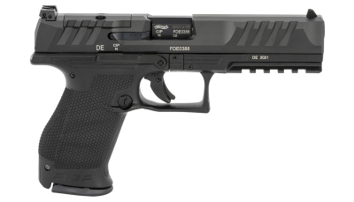Walther Arms 2858169 PDP  Compact Frame 9mm Luger 10+1 5" Black Steel Barrel, Black Optic Ready/Serrated Steel Slide, Black Polymer Frame w/Picatinny Rail, Textured Polymer Grip, Ambidextrous