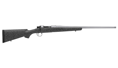 Nosler 40721 M21 308 Win 4+1 22" Barrel, Stainless Steel Nitride Metal Finish, Gray Speckled Black All-Weather Epoxy Stock