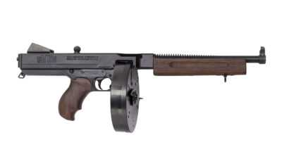 Thompson TA510D 1927A-1 Deluxe 45 ACP Caliber with 10.50" Barrel, 10+1 Capacity (Drum), Blued Metal Finish, Walnut Grip Right Hand