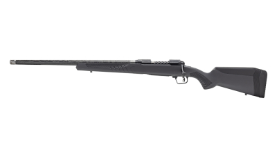 Savage Arms 57714 110 UltraLite 6.5 Creedmoor 4+1 22" Carbon Fiber Wrapped Barrel, Black Melonite Rec, Gray AccuStock with AccuFit, Left Hand