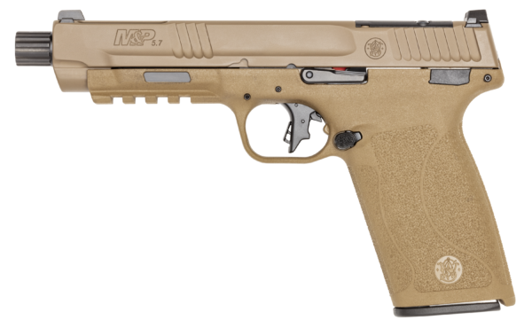 SMITH AND WESSON M&P5.7 OR 5.7X28 5" FDE TB